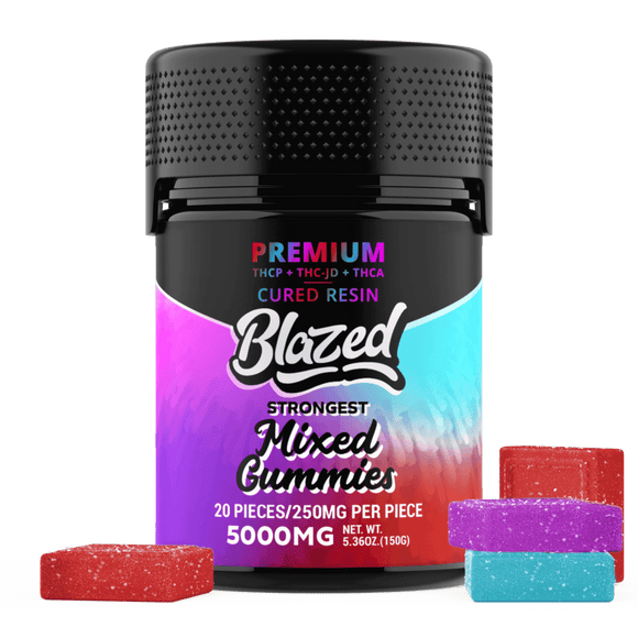 THCA + DELTA 9P 5000MG GUMMIES – BLAZED